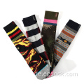 Robuste Anti-Schrumpf-Strick-Jacquard-Design-Socken